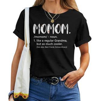 Momom For Idea Cute Grandma Momom Women T-shirt - Thegiftio UK