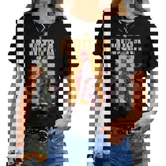 Motera Chica En Moto In Mangas Camiseta de mujer - Regaloses