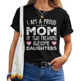 Mother Of Two 2 Girls Mother Of 2 Boys Mother's Day Women T-shirt - Thegiftio UK