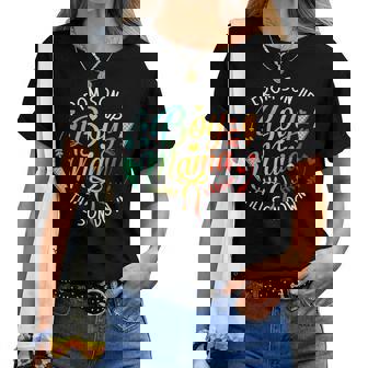 Mother's Day Boy Mama From Son Up To Sun Down Mom Mama Women T-shirt - Thegiftio UK