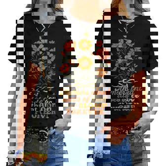 Mothers Plant The Seeds Of Love That Bloom Forever Floral Women T-shirt - Thegiftio UK