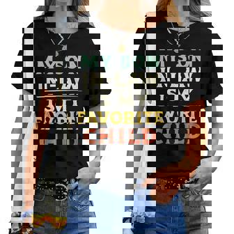 Myon In Law Is My Favorite Child Mothers Fathers Day レディースTシャツ - Kawaiitshirt