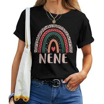 Nene Rainbow Grandma Grandmother Nene Women T-shirt - Thegiftio