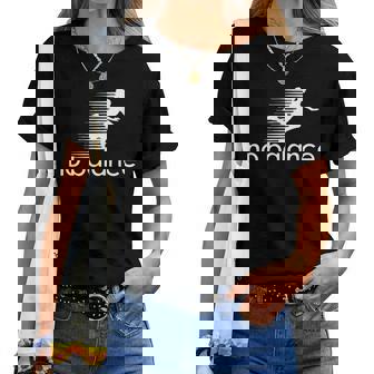 No Balance Girl スポーツとユーモアのための面白いパロディデザイン レディースTシャツ - Kawaiitshirt