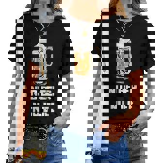 No Beer No Life レディースTシャツ - Kawaiitshirt