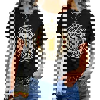 No Beer No Life ヴィンテージドリンク ビール愛好家 ビールファン向け レディースTシャツ - Kawaiitshirt