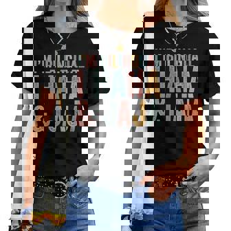 Hispanic Heritage Month Spanish Teacher Bilingual Haha Jaja Women T-shirt | Mazezy