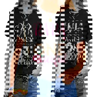 Papa Of Miss Onederful Girls 1歳の誕生日 マッチングファミリー レディースTシャツ - Kawaiitshirt