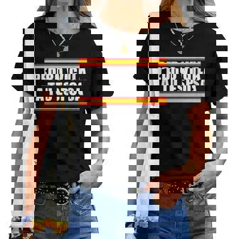 Pedroánchez Cuida A Tu Esposa Cuello Camiseta de mujer - Regaloses