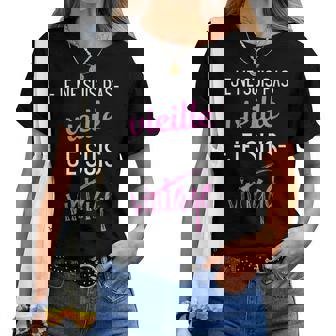 Phrase Drôle Humour Âge -Je Neuis Pasieille-Vintage T-shirt femme - Cadeauxyz