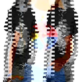 Pinay Girl フィリピン 強い フィリピン国旗 フィリピンプライド レディースTシャツ - Kawaiitshirt