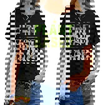 Plant Based Gains Entrenamiento Gimnasio Camiseta de mujer - Regaloses