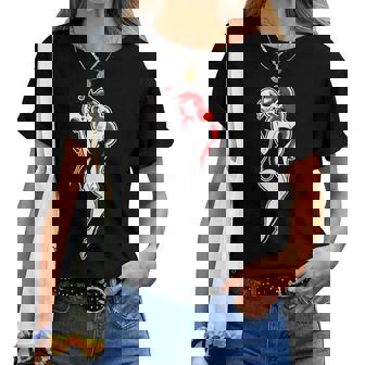 Pretty Girl Devil ピンナップガール トラディショナルフラッシュ レディースTシャツ - Kawaiitshirt