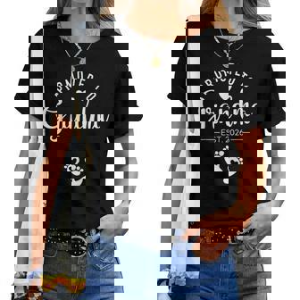 Promoted To Grandma 2026 Women T-shirt | Mazezy