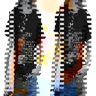 Queen La Pièce La Plus Puissante Du Mois D'histoire Du Jeu T-shirt femme - Cadeauxyz