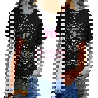 Reina Cumpleaños 70 Años Con Experiencia Camiseta de mujer - Regaloses