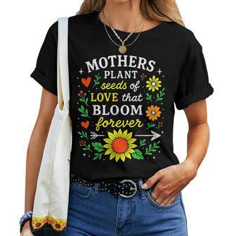 Retro Floral Mama Flower Happy Mother's Day Girls Women T-shirt - Thegiftio UK