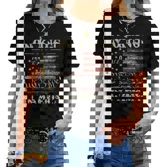 Retro June 14Th No Kings In America 1776 Usa Flag Women Women T-shirt | Mazezy