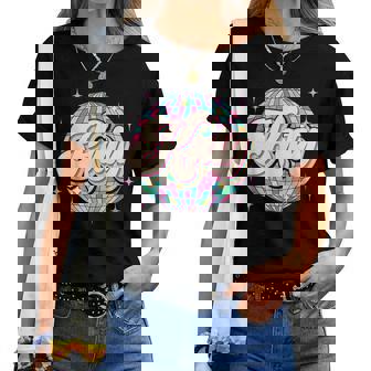 Retro Katy First Name I Love Katy Groovy 80'S Vintage Women T-shirt | Mazezy