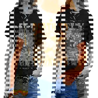 Retro Rabbit Death To Tyrants Vintage 90S For Women Women T-shirt | Mazezy