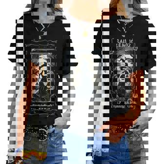 Salem 1692 They Missed One Witch Tarot Card ハロウィンtシャツ レディースTシャツ - Kawaiitshirt