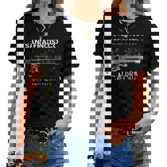 San Francisco Californiaouvenir Hommes S Musique Californie T-shirt femme - Cadeauxyz