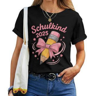 Schulkind 2025 Mädchen Einschulung T-shirt Frauen - Geschenkecke
