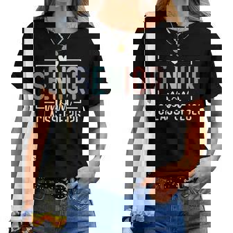 Senior Mom Class Of 2026 Proud Mom Of A 2026 Graduate Women T-shirt | Mazezy