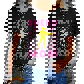 Shero Mom Mother Hero Retro Vintage Women T-shirt | Mazezy