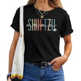 Shih Tzu Mama Shihtzu Dog Mom Mother's Day Women T-shirt - Thegiftio UK