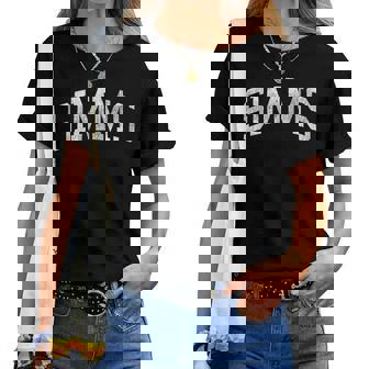 Simms Oklahoma Ok ビンテージ アスレチック スポーツデザイン レディースTシャツ - Kawaiitshirt