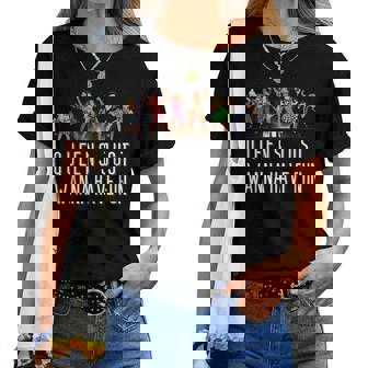 Six Queens Just Wanna Have Fun シアターミュージカル レディースTシャツ - Kawaiitshirt