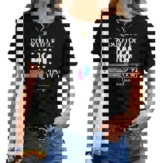 Soon To Be Mom 2025 Loading Promoted To Mommy First Time Mom レディースTシャツ - Kawaiitshirt