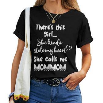 Special Grandma Grandmother This Girl Calls Me Mommom Women T-shirt - Thegiftio UK