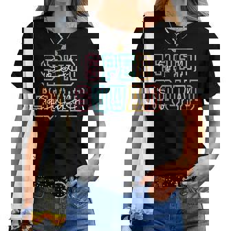 Sped Squad Team Special Education Teacher Life Women T-shirt | Mazezy