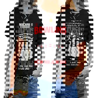 Sport Ma Technique De Bowling Est Topecrète T-shirt femme - Cadeauxyz