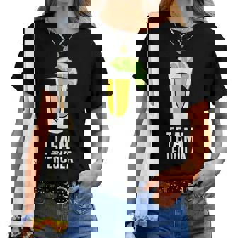 Team Tequila アルコール シンコ・デ・マヨ メキシカンテキーラ レディースTシャツ - Kawaiitshirt