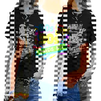 Thème Des Années 80 Baby But 90S Made Meintage Coloréur Le Thème Des Années 90 T-shirt femme - Cadeauxyz
