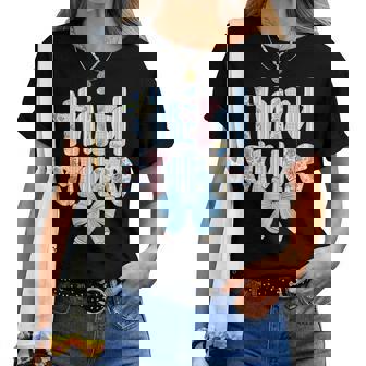 Third Grade Coquette Bow Pencil First Day Back To School Women T-shirt | Mazezy