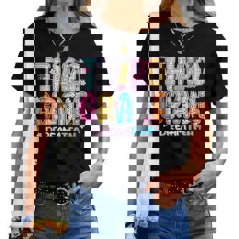 Third Grade Dream Team Back To School First Day Of School Women T-shirt | Mazezy