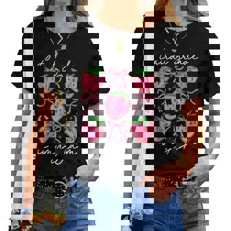 Third Grade Is My Jam Strawberry Third Grade Teacher Women Women T-shirt | Mazezy