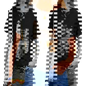 Tres Gatos Y Tres Tigres Hombres Es Camiseta de mujer - Regaloses