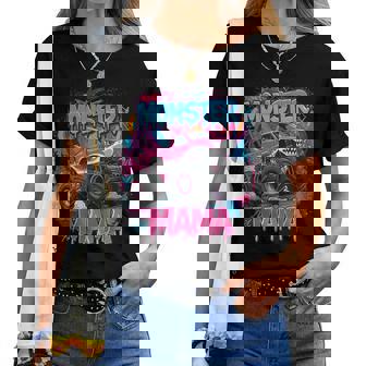 Tripulación De Monster Truck Mama Family Camiseta de mujer - Regaloses