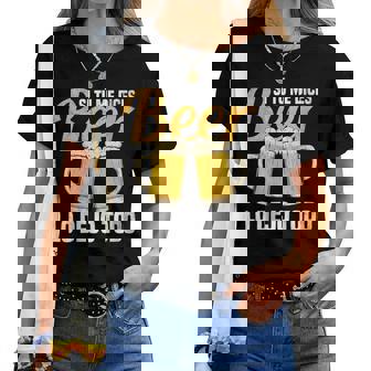 I Tu Me Dices Beer Lo Dejo Todo Cuello Camiseta de mujer - Regaloses