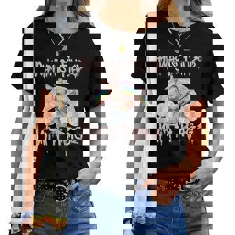 Vintage Chainsaw Bunny Rage Horror Movie Graphic レディースTシャツ - Kawaiitshirt