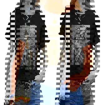 Vintage Girl Will Be Girls Medusa Feminist Women Women T-shirt | Mazezy