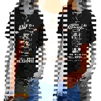Whiskey Bent & Hell Bound Western Cowgirl Skeleton Women T-shirt - Thegiftio