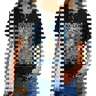 My Wife Left Me Offensive Fishing Meme Bootleg Graphic Women T-shirt | Mazezy