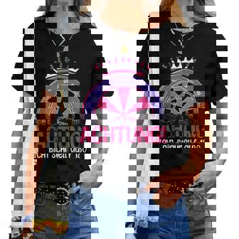 Women's Dart Woman Darts Disc Ich Binchnell Auf 180 Dart T-shirt Frauen - Seseable