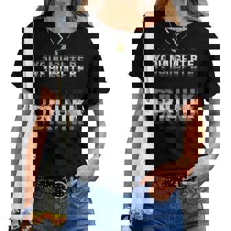 You Might Be Drunk 面白い ヴィンテージ レトロ レディースTシャツ - Kawaiitshirt